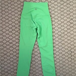 Lululemon Athletica Vibrant Green Leggings